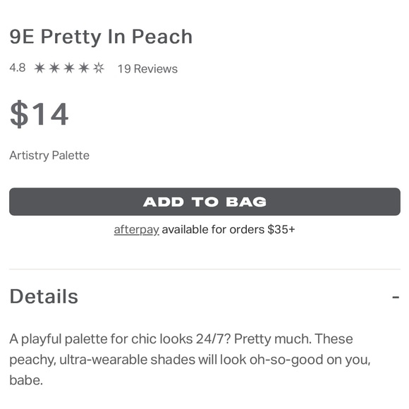 NIB Morphe 9E Pretty In Peach Eyeshadow Palette - Picture 4 of 9
